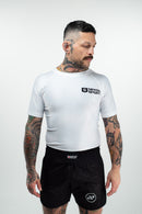 Rash Guard - Nippon Sport - 'Classic' - Lyhythihainen - Valkoinen