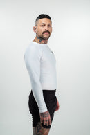 Rash Guard - Nippon Sport - 'Classic' - Pitkähihainen - Valkoinen