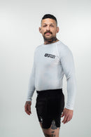 Rash Guard - Nippon Sport - 'Classic' - Pitkähihainen - Valkoinen
