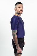 Rash Guard - Nippon Sport - 'Classic' - Lyhythihainen - Purppura