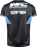 T-paita - TOP TEN - 'NFC' - Musta/sininen