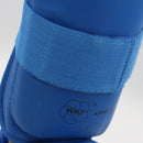 Benbeskytter m. fod - Adidas - WKF - Blå
