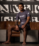 Rashguard - Tatami Fightwear - Impact - Lyhyt hihainen - Harmaa