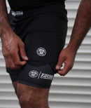 Shortsit - Tatami Fightwear - 'Dual Layer Grappling shorts' - Musta