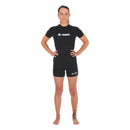 Rash Guard - Ladies - Tatami Fightwear - 'Impact' - Lyhyt hihainen - Musta