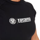 Rash Guard - Ladies - Tatami Fightwear - 'Impact' - Lyhyt hihainen - Musta