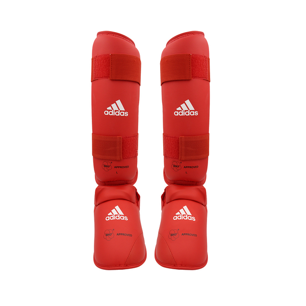 Karate Jalka- ja säärisuojat - Adidas - WKF - Punainen