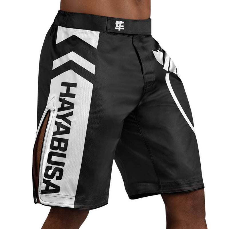 Fightshorts - Hayabusa - 'Icon' - Musta/Valkoinen