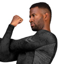 Rashguard - Hayabusa - 'Arrow Ranked' - Pitkähihainen - Musta