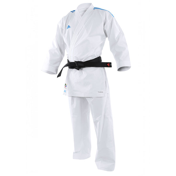 Karate Gi - Adidas - Revoflex Karatepuku - Valkoinen-Sininen