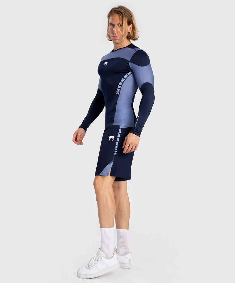 Rash Guard - Venum - 'Tempest' - Pitkähihainen - Navy/Sininen