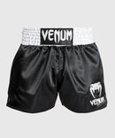 Muay Thai Shortsit - Venum - Classic - Musta/Valkoinen/Valkoinen