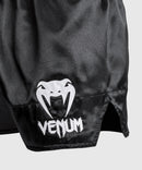 Muay Thai Shortsit - Venum - Classic - Musta/Valkoinen/Valkoinen