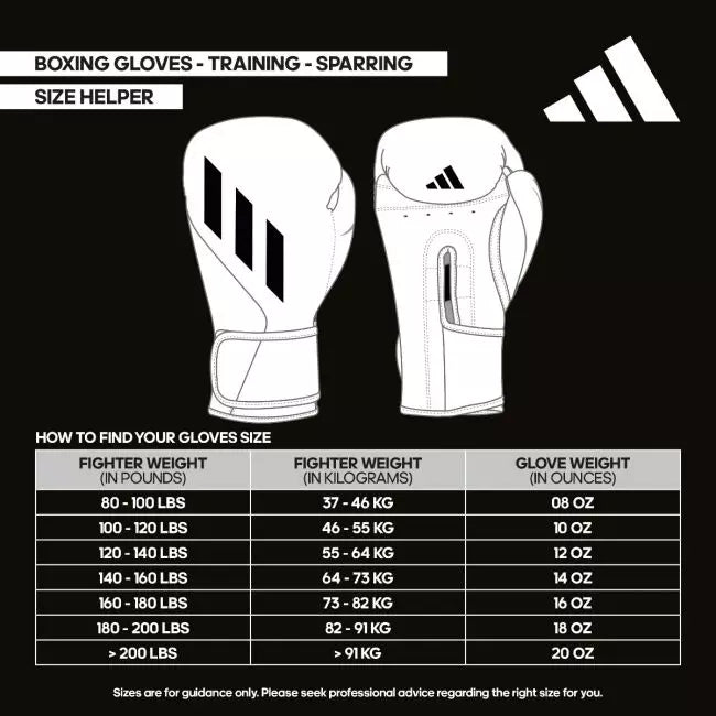 Nyrkkeilyhanskat - Adidas - Hybrid 350 - Musta/Valkoinen