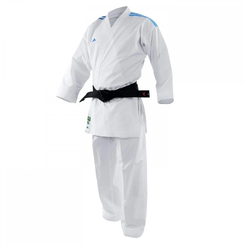 Karatepuku - Gi - Adidas Karate - 'Adilight DNA' - Valkoinen/Sininen