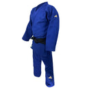 Judopuku - Adidas - Champion III Green Label - Sininen, Slimfit