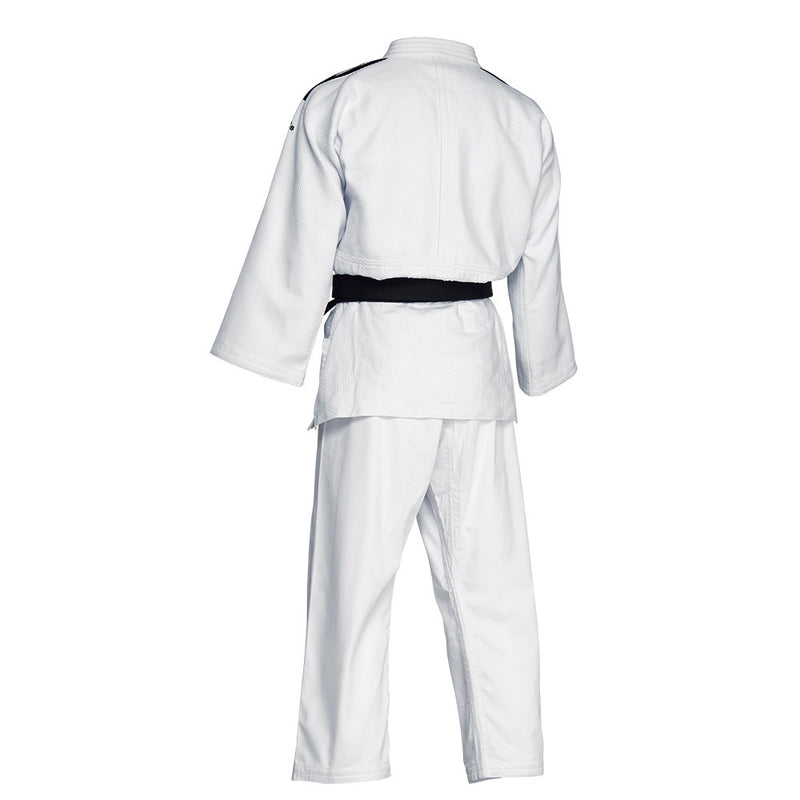 Judopuku - Adidas - Champion III - Valkoinen, Slimfit