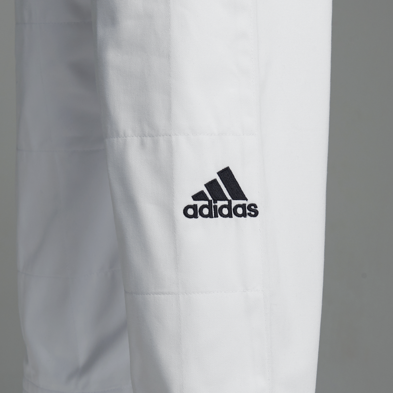 Judopuku - Adidas - Champion III - Valkoinen, Slimfit