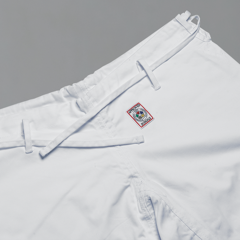 Judopuku - Adidas - Champion III - Valkoinen, Slimfit