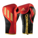 Nyrkkeilyhanskat - Adidas - Speed TILT 750 - Nauhalliset - Punainen/Kulta/Musta