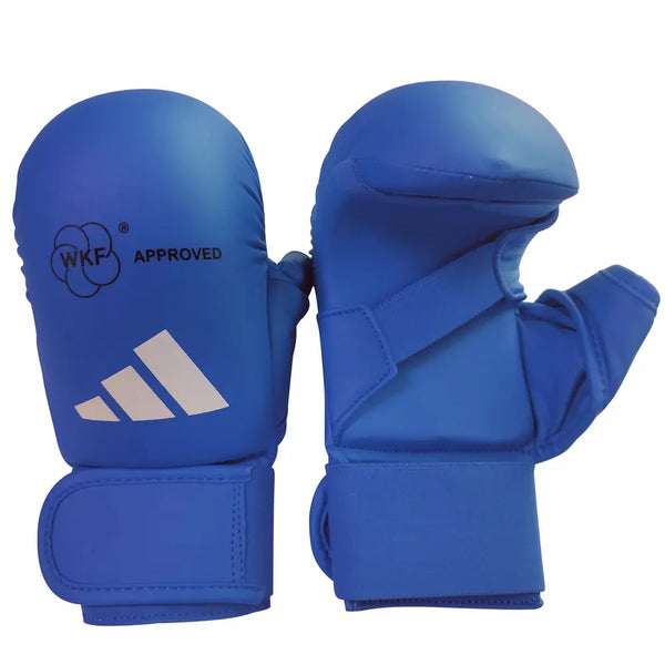 Karate otteluhanskat - Adidas - WKF, Sininen