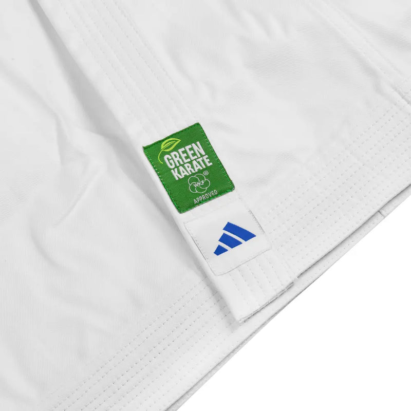 Karatepuku - Adidas - Shori Kata - WKF, Valkoinen/Sininen