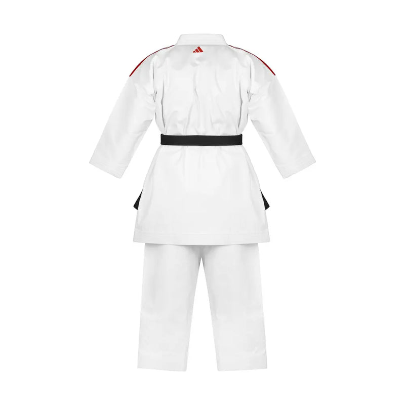 Karatepuku - Adidas - Shori Kata - WKF, Valkoinen/Punainen