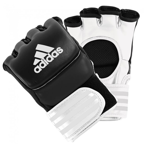 MMA Hanskat - Adidas - Ultimate Fight, Musta/Valkoinen
