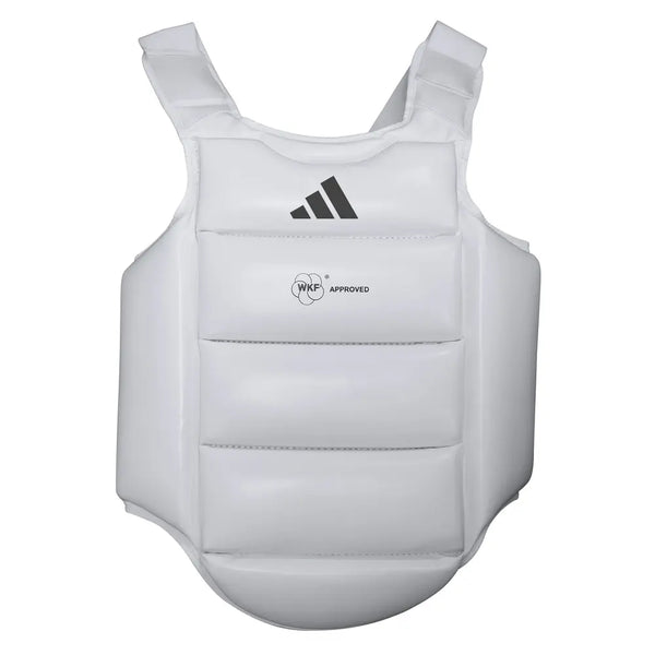 Karate rintapanssari WKF - Adidas - Nuorten/Lasten, Valkoinen