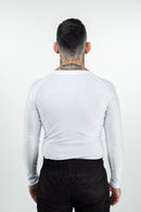 Rash Guard - Nippon Sport - 'Classic' - Pitkähihainen - Valkoinen