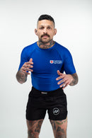 Rash Guard - Nippon Sport - 'Classic' - Lyhythihainen - Sininen