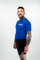 Rash Guard - Nippon Sport - 'Classic' - Lyhythihainen - Sininen