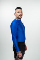 Rash Guard - Nippon Sport - 'Classic' - Pitkähihainen - Sininen