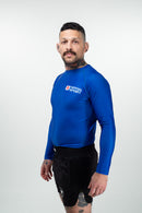 Rash Guard - Nippon Sport - 'Classic' - Pitkähihainen - Sininen