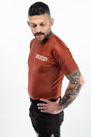 Rash Guard - Nippon Sport - 'Classic' - Lyhythihainen - Ruskea