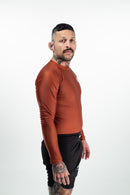 Rash Guard - Nippon Sport - 'Classic' - Pitkähihainen - Ruskea