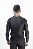 Rash Guard - Nippon Sport - 'Classic' - Pitkähihainen - Musta