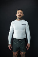 Rash Guard - Nippon Sport - 'Classic' - Pitkähihainen - Valkoinen