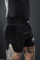 Muay Thai shortsit - Nippon Sport - Musta