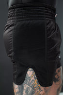 Muay Thai shortsit - Nippon Sport - Musta
