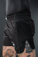 Muay Thai shortsit - Nippon Sport - Musta