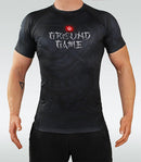 Rash Guard - Ground Game - Samurai 2.0 - Lyhyt hihainen, Musta
