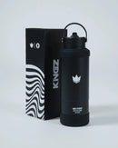 Juomapullo - Kingz - Flo Bottle, Musta