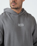 Huppari - Kingz - Box Hoodie, Harmaa