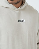 Huppari - Kingz - Box Hoodie, Beige
