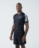 Rash guard - Kingz - Kore - Lyhythihainen, musta