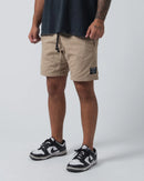 Shortsit - Kingz - Casual Gi Shorts, Khaki