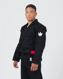 BJJ-puku - Kingz - The ONE jiu-jitsu Gi V2 - Musta