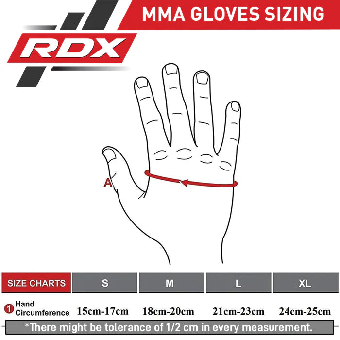 MMA Hanskat - RDX - 'F6 Kara' - Eri värejä