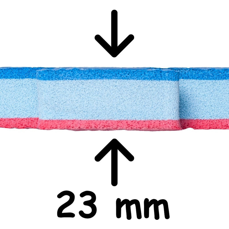 Palapelitatami - Budo-Nord - 2,3 cm - Punainen-Sininen